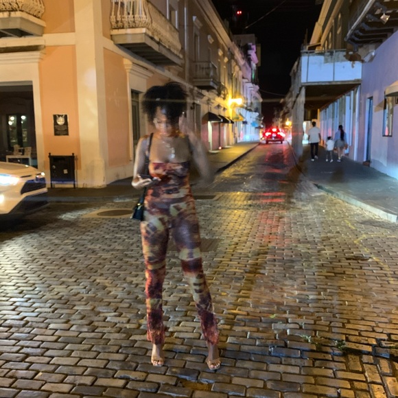 MatteBrand Pants - MatteBrand 1992 En Vogue Mesh Body Suit size Xs